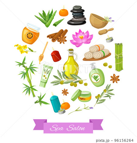 Spa Salon Round Design 96156264