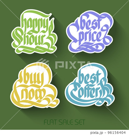 Typographical Advertising Inscriptions Collection Typographical Advertising Inscriptions Collection 96156404