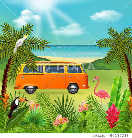 Hippie Van Holidays Composition Hippie Van Holidays Composition 96156783
