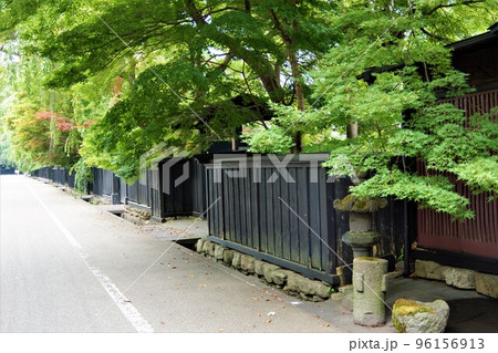 角館の町並み(小京都)田宮旧武家屋敷通りの風景 角館の町並み(小京都)田宮旧武家屋敷通りの風景 96156913