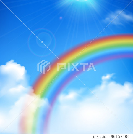 Rainbow Background Illustration Rainbow Background Illustration 96158106