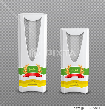 Realistic Pasta Packages Transparent Background Realistic Pasta Packages Transparent Background 96158116