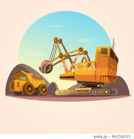 Mining concept illustration 96158255