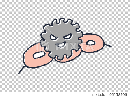 癌細胞粘附在正常細胞上的圖示 96158506