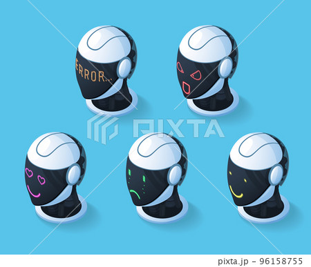 Droid Emotions Icon Set 96158755
