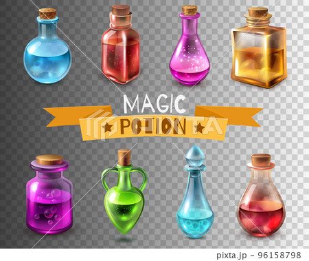 Potion Flasks Transparent Collection 96158798