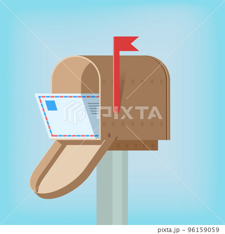 Postal box with letter Postal box with letter 96159059