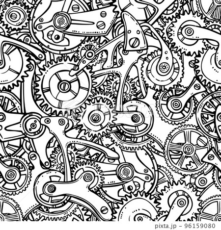 Gears lightbulb sketch Gears lightbulb sketch 96159080