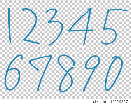 Felt pen style number set Felt pen style number set 96159237