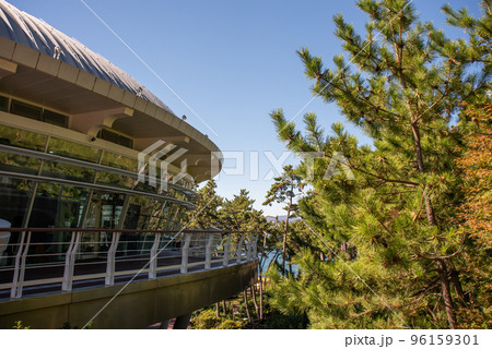 Nurimaru APEC House in Busan South Korea where APEC Summit was held in 2005 Nurimaru APEC House in Busan South Korea where APEC Summit was held in 2005 96159301