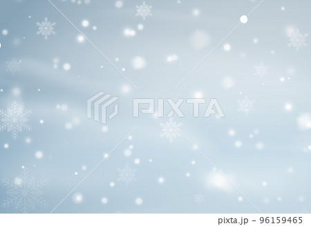 Snow background with many snowflakes. Winter backdrop 96159465