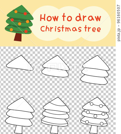 simple christmas cartoon drawings