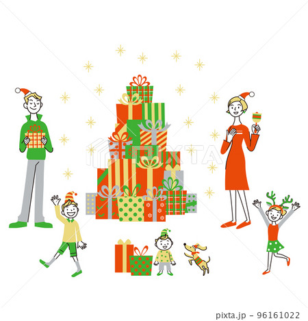 家族でクリスマス　プレゼント　イベント 96161022