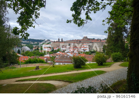 Alameda park and city view, Santiago de Compostela, Galicia, Spain Alameda park and city view, Santiago de Compostela, Galicia, Spain 96161546