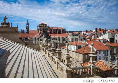 Santiago de Compostela view from the Cathedral, Galicia, Spain 96161547