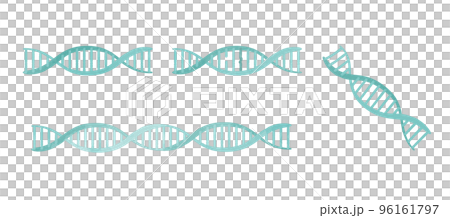 Cute gene DNA illustration set 01 Cute gene DNA illustration set 01 96161797