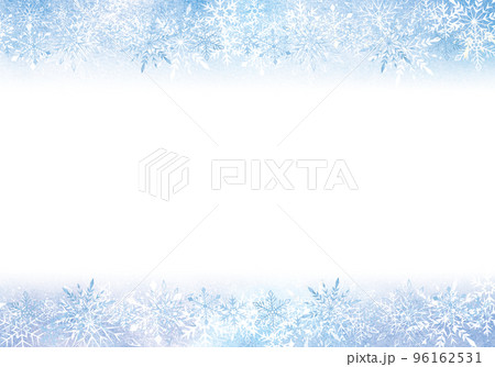 雪の結晶の冬の背景 96162531