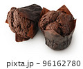 Two dark chocolate muffins 96162780