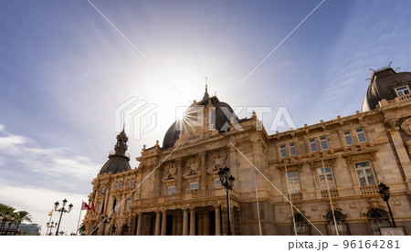 Historical Building, Ayuntamiento De Cartagena, in downtown city of Cartagena, Spain 96164281