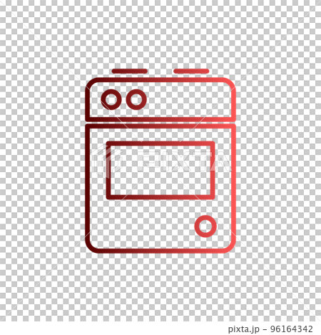 stove icon vector illustration with outline style. stove icon vector illustration with outline style. 96164342