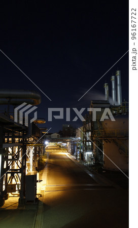 兵庫県尼崎市の工場夜景、関西熱化学尼崎事業所 兵庫県尼崎市の工場夜景、関西熱化学尼崎事業所 96167722