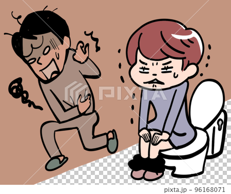 便秘と下痢の夫婦 便秘と下痢の夫婦 96168071