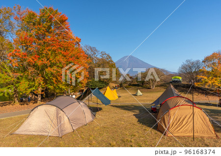 秋の田貫湖でのキャンプ 96168374
