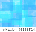 ブルーのブロック背景 96168514