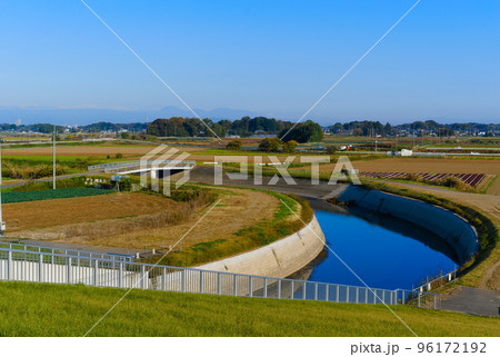 茨城県古河市の風景2022年11月 96172192