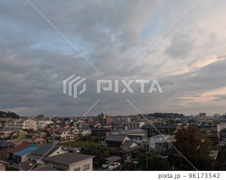 知多半島 成岩駅付近の高台からの景色 知多半島 成岩駅付近の高台からの景色 96173542