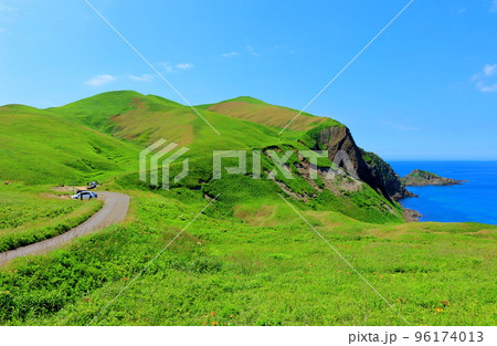 北海道紀行　スコトン岬の周辺地域　礼文島 96174013