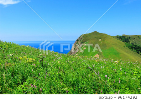 北海道紀行 桃岩展望台 礼文島 北海道紀行 桃岩展望台 礼文島 96174292