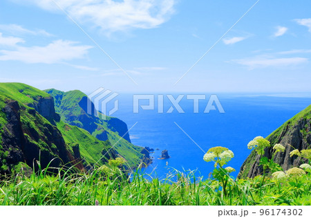 北海道紀行　桃岩展望台　礼文島 96174302