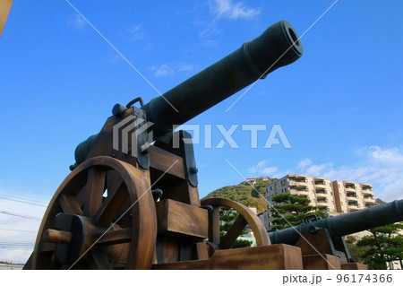 馬関戦争砲台・関門海峡（山口県・下関市） 96174366