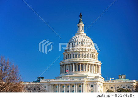 US Capitol at sunny day US Capitol at sunny day 96174587