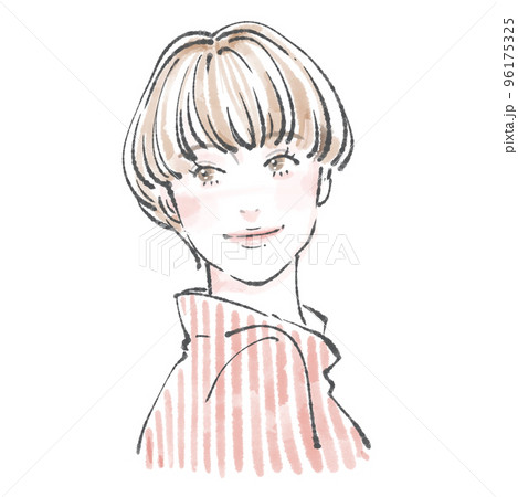 女性のイラスト素材 96175325