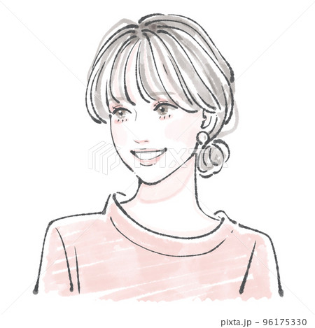 女性のイラスト素材 女性のイラスト素材 96175330