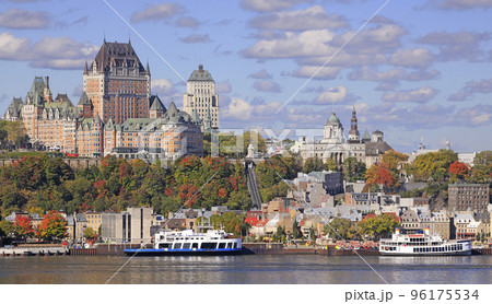 Quebec City skyline view in autumn, Canada 96175534