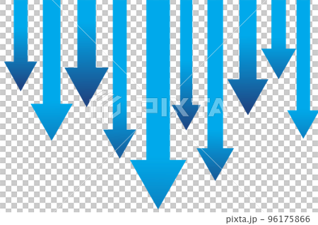 ダウンする矢印背景 ダウンする矢印背景 96175866