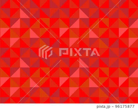 赤の壁紙幾何学模様パターン 96175877