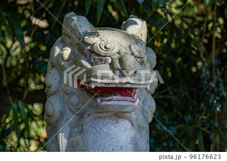 日谷神社 狛犬 鳥取県日野郡日南町笠木 日谷神社 狛犬 鳥取県日野郡日南町笠木 96176623