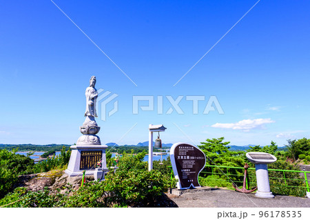 天草諸島(夏の季節：松島展望台からの風景)天草五橋パールライン 96178535