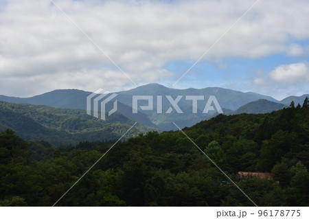 東北　岩手県　一関市の祭畤温泉・骨寺村荘園跡・祭畤災害遺構 96178775