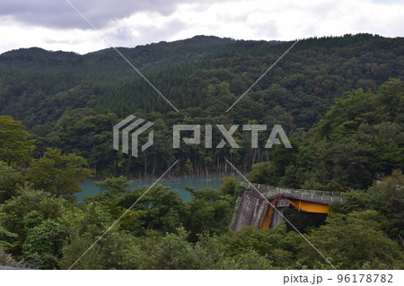 東北　岩手県　一関市の祭畤温泉・骨寺村荘園跡・祭畤災害遺構 96178782