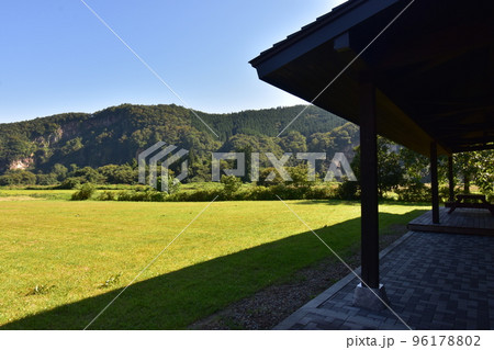 東北　岩手県　一関市の祭畤温泉・骨寺村荘園跡・祭畤災害遺構 96178802