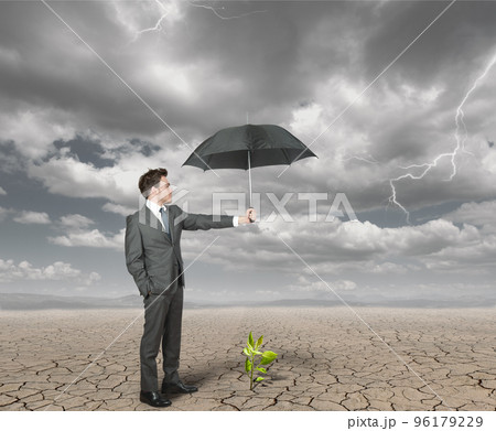 Businessman helps agriculture 96179229