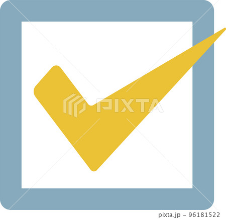 チェックボックスのイラスト チェックボックスのイラスト 96181522