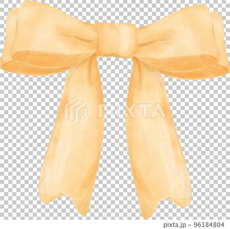 Cute Christmas ribbon bow cartoon doodle watercolor hand drawn Cute Christmas ribbon bow cartoon doodle watercolor hand drawn 96184804