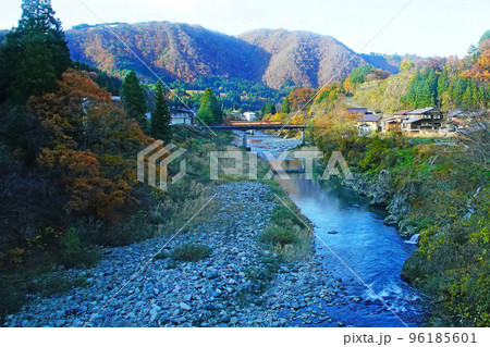 白川郷 紅葉 岐阜県 白川郷 紅葉 岐阜県 96185601