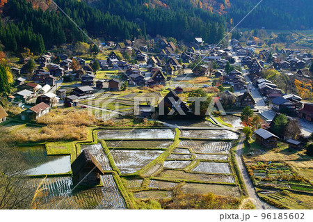 白川郷 紅葉 岐阜県 白川郷 紅葉 岐阜県 96185602
